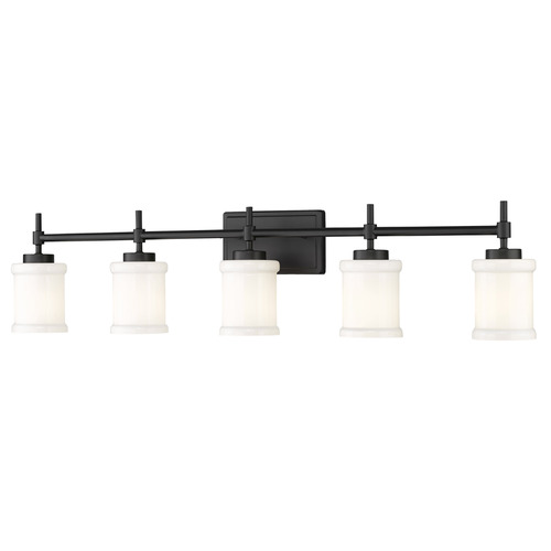 Z-Lite Cadoc Matte Black Bathroom Light