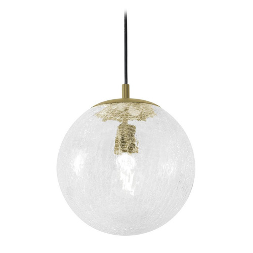 Afx Lighting Palla Light Antique Brass Mini-Pendant Light with Globe Shade