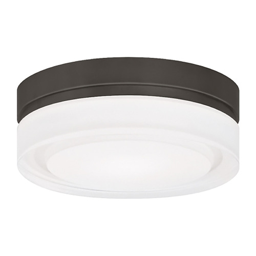 Visual Comfort Modern Collection Sean Lavin Cirque Small 2700K LED Flush Mount in Bronze by Visual Comfort Modern 700CQSZ-LED