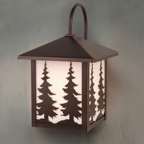 Yosemite Burnished Bronze Outdoor Wall Light by Vaxcel Lighting