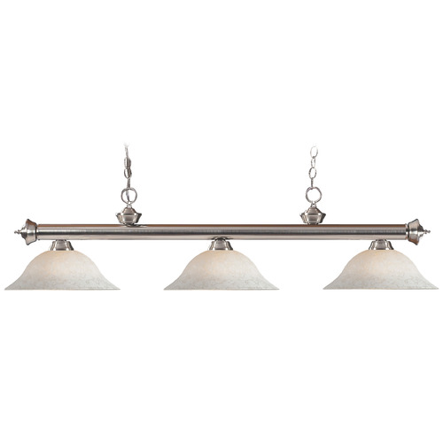 Z-Lite Riviera Brushed Nickel Billiard Light by Z-Lite 100703BN-WM16