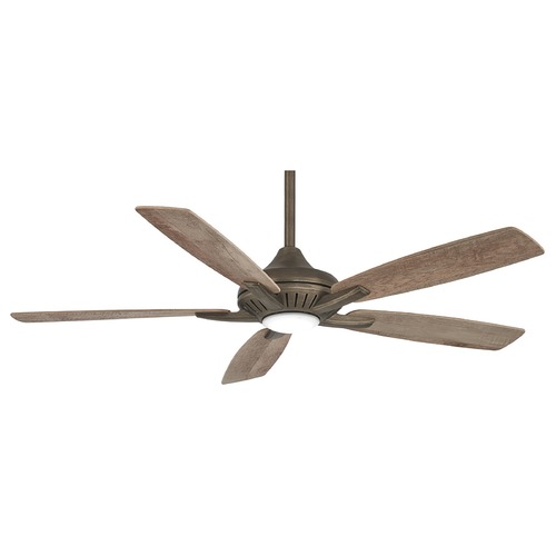 Dyno 52-Inch LED Fan in Heirloom Bronze by Minka Aire