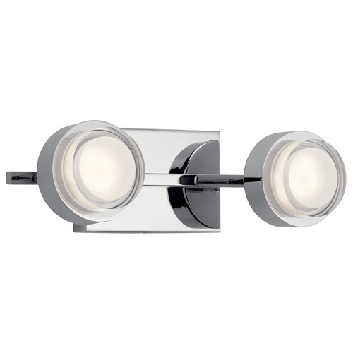 Elan Lighting Harlaw 2-Light Chrome LED Bath Light by Elan Lighting 85076CH