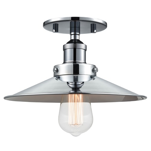 Bulstrodes Workshop Chrome Semi-Flush Mount by Matteo Lighting