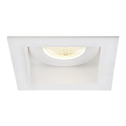 Amigo 3-Inch 3500K Square Trimless Downlight in White by Eurofase Lighting