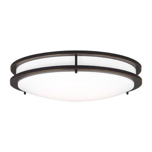 Generation Lighting Mahone 17.75-Inch Antique Bronze LED Flush Mount by Generation Lighting 7750893S-71