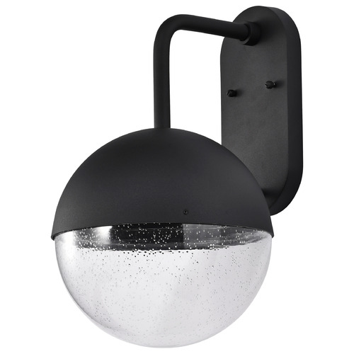 Atmosphere 10W LED Wall Lantern in Matte Black by Nuvo Lighting