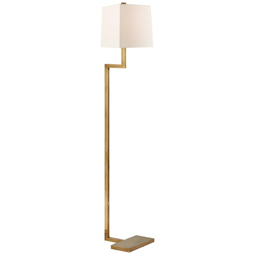 Aerin Alander Floor Lamp in Antique Brass by Visual Comfort Signature