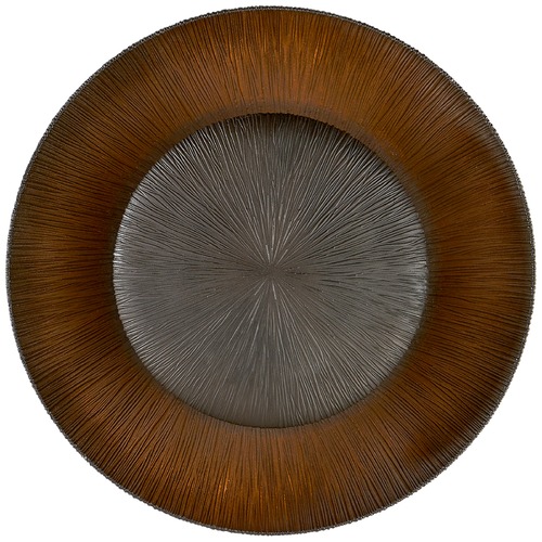 Kelly Wearstler Utopia Reflector Sconce in Aged Iron by Visual Comfort Signature