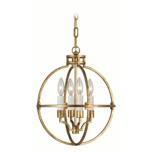 Visual Comfort Signature Collection Chapman & Myers' Lexie 14-Inch Globe Lantern in Iron by VC Signature CHC5515GI