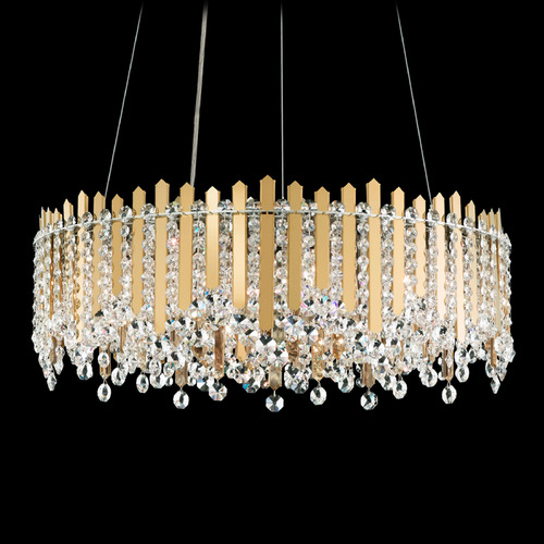 Schonbek Worldwide Lighting Chatter Gold Mirror Pendant Light