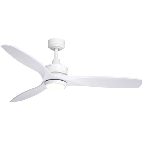 Vaxcel Lighting Curtiss White LED Ceiling Fan with Light