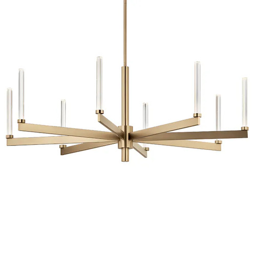 Sycara 48.50-Inch LED Chandelier in Champagne Bronze by Kichler