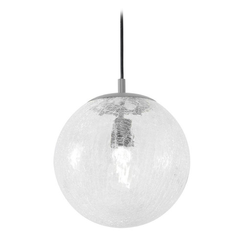 Afx Lighting Palla Satin Nickel Mini-Pendant Light with Globe Shade