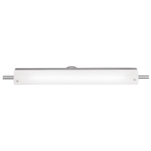 Access Lighting Vail Brushed Steel Bathroom Light - Vertical or Horizontal Mounting 31002-BS/OPL