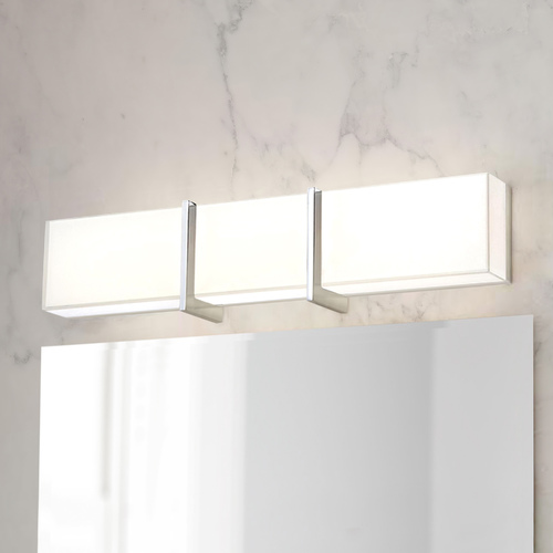 Minka Lavery High Rise Linear LED Bathroom Light in Chrome Finish 2922-77-L