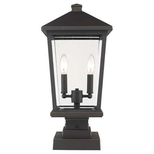 Beacon Oil Rubbed Bronze Post Light by Z-Lite