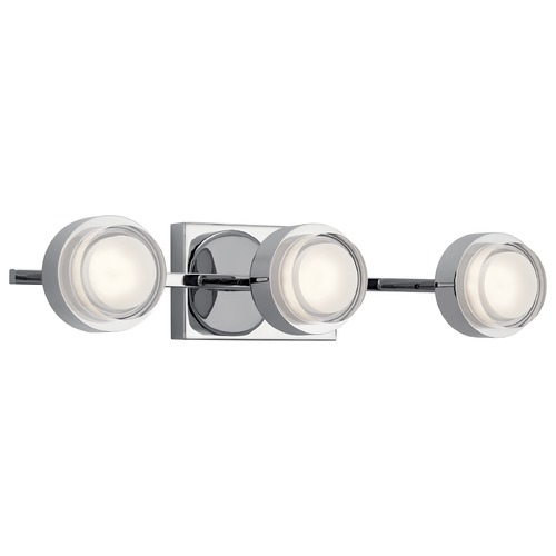 Elan Lighting Harlaw 3-Light Chrome LED Bath Light by Elan Lighting 85077CH