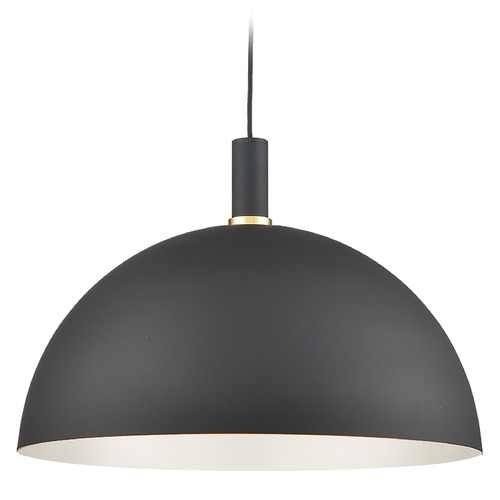 Kuzco Lighting Archibald Black & Gold Pendant by Kuzco Lighting 492324-BK/GD