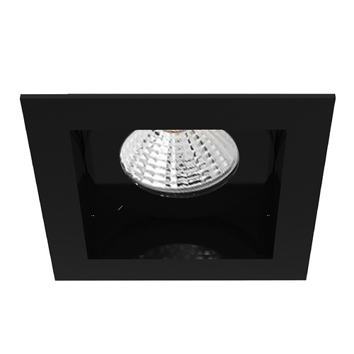 Amigo 3-Inch 3500K Square Trimless Downlight in Black by Eurofase Lighting
