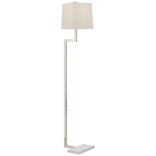 Aerin Alander Floor Lamp in Polished Nickel by Visual Comfort Signature
