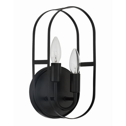 Mindful Flat Black Sconce by Craftmade Lighting