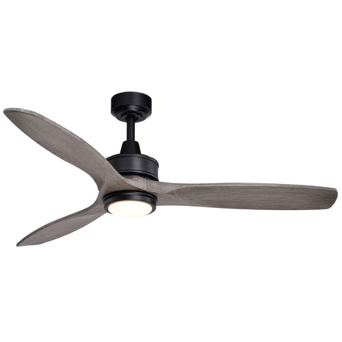 Vaxcel Lighting Curtiss Black LED Ceiling Fan with Light