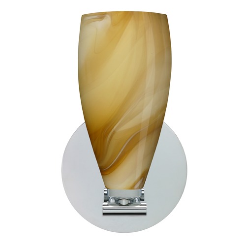 Besa Lighting Besa Lighting Karli Polished Nickel LED Sconce 1SX-7198HN-LED-PN