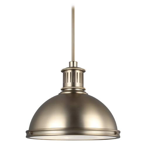 Generation Lighting Pratt Street 16-Inch 3-Light Pendant in Satin Brass by Generation Lighting 65087-848