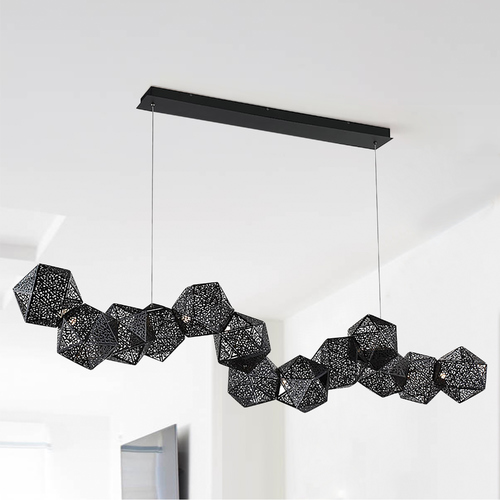 Riddle Black LED Pendant by Modern Forms
