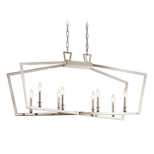 Kichler Lighting Abbotswell 8-Light Polished Nickel Pendant by Kichler Lighting 43494PN