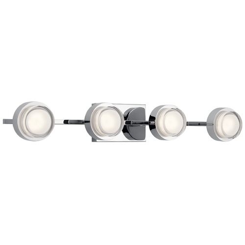 Elan Lighting Harlaw 4-Light Chrome LED Bath Light by Elan Lighting 85078CH