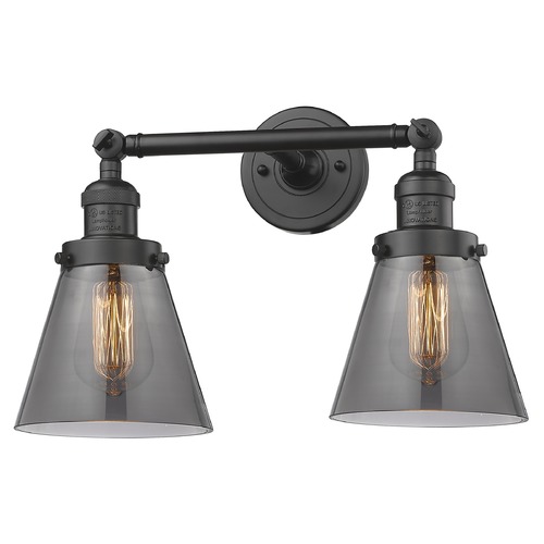 Innovations Lighting Innovations Lighting Small Cone Oil Rubbed Bronze Bathroom Light 208-OB-G63