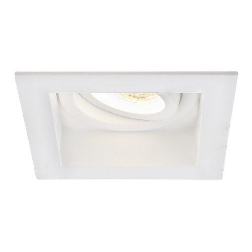 Eurofase Lighting Amigo 3-Inch 3000K Square Adjustable Gimbal Trim in White by Eurofase Lighting 28722-30-014
