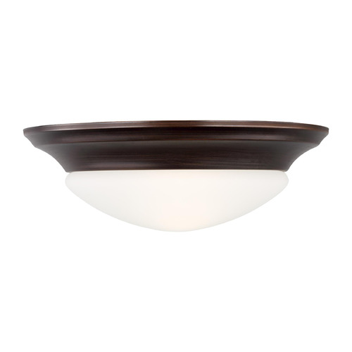 Generation Lighting Nash 11.50-Inch Bronze Flush Mount by Generation Lighting 75434-710