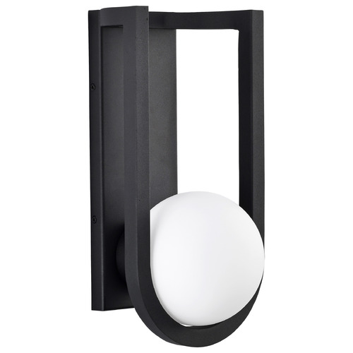 Cradle 6W LED Large Wall Lantern in Matte Black by Nuvo Lighting