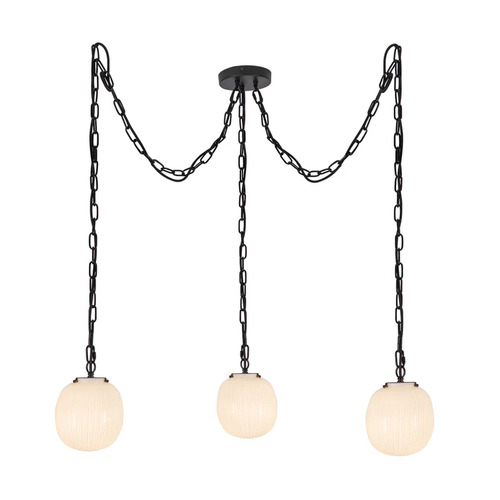 Alora Lighting Cherise Matte Black Multi-Light Pendant