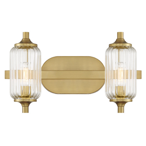 Savoy House Savoy House Lighting Holton Warm Brass Bathroom Light 8-3024-2-322