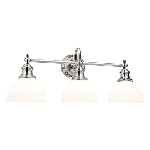 Sutton 3-Light Bath Light in Polished Nickel by Hudson Valley Lighting