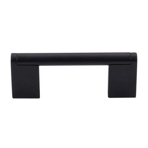 Top Knobs Hardware Modern Cabinet Pull in Flat Black Finish M1054