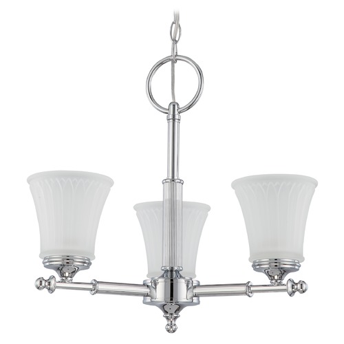 Modern Chandelier in Polished Chrome by Nuvo Lighting