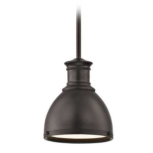 Design Classics Lighting Industrial Bronze Metal Mini-Pendant 7.38-Inch Wide 1761-220 SH1775-220 R1775-220