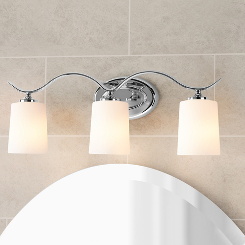 Progress Lighting Inspire 3-Light Bath Light in Polished Chrome by Progress Lighting P2020-15