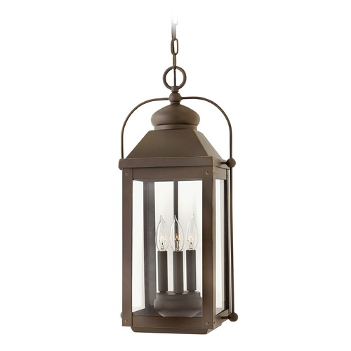 Anchorage 23.75-Inch Light Oiled Bronze Outdoor Hanging Light by Hinkley Lighting