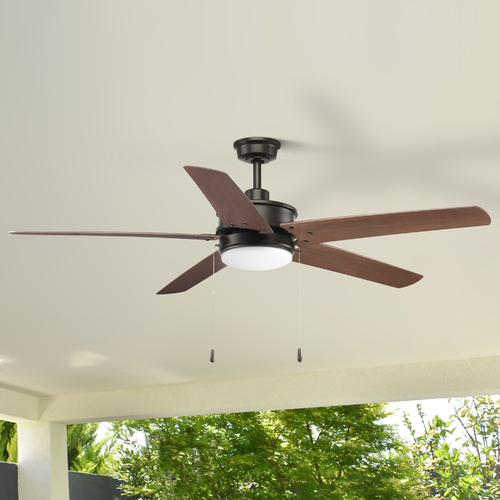 Whirl Antique Bronze LED Ceiling Fan by Progress Lighting