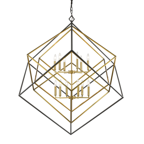 Euclid Olde Brass & Bronze Pendant by Z-Lite