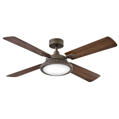 Hinkley Collier 54-Inch LED Smart Fan in Bronze by Hinkley Lighting 903254FMM-LID