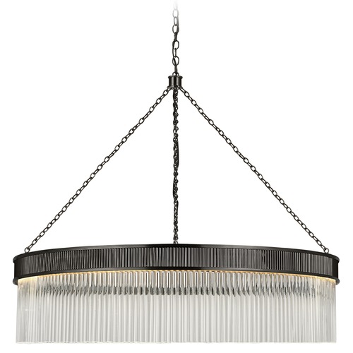 Visual Comfort Signature Collection Marie Flanigan Menil Chandelier in Bronze by Visual Comfort Signature S5172BZCG