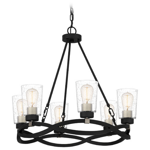 Quoizel Lighting Overlook Chandelier in Earth Black by Quoizel Lighting OLK5025EK