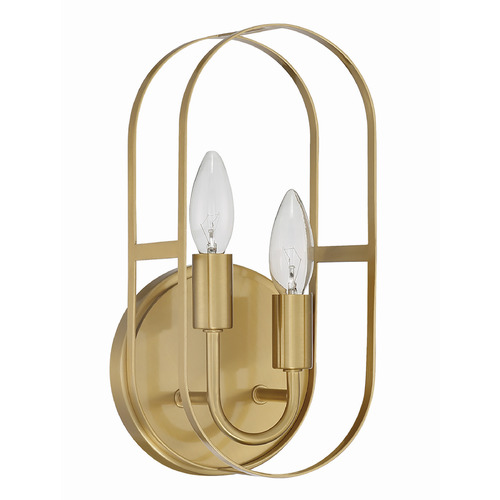 Craftmade Lighting Mindful Satin Brass Sconce by Craftmade Lighting 12806SB2